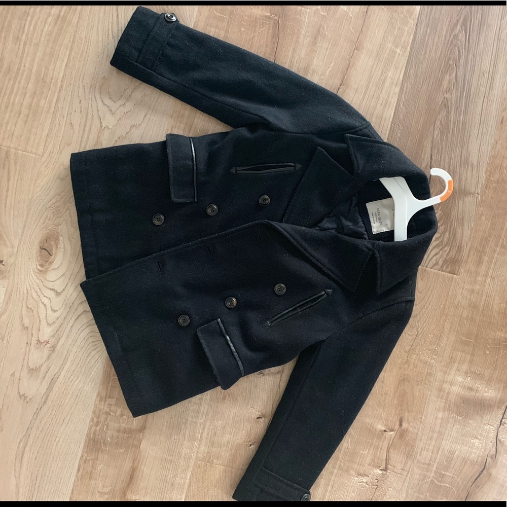 Zara Boy Wool pea coat jacket